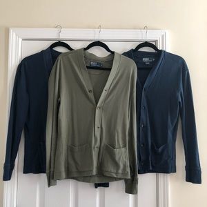 Men’s Polo Ralph Lauren Cardigan—set of 3!